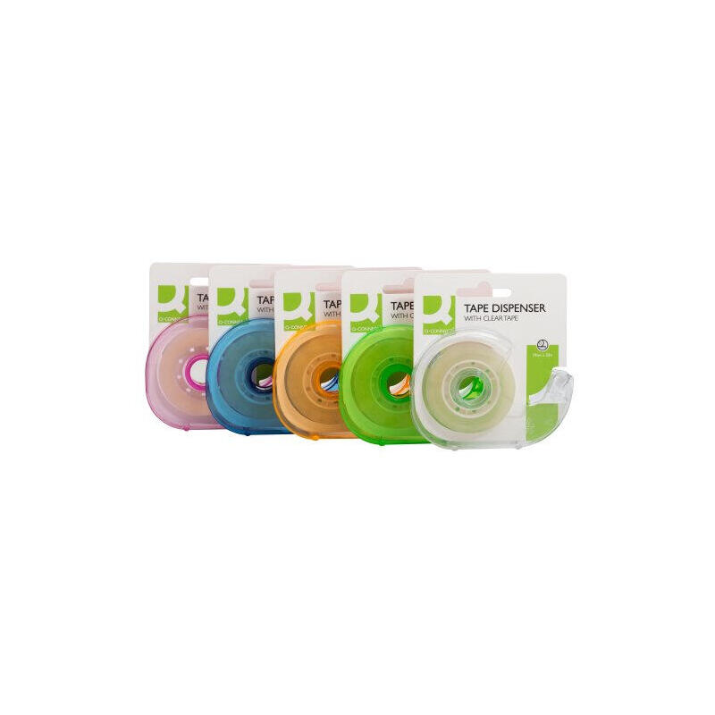 q-connect-kf27009-cinta-adhesiva-plastico-colores-surtidos q-connect-kf27009-cinta-adhesiva-plastico-colores-surtidos