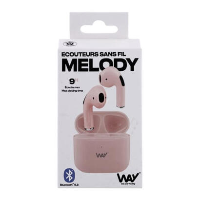 tnb-way-auriculares-melody-2-tws-con-estuche-de-carga-rosa