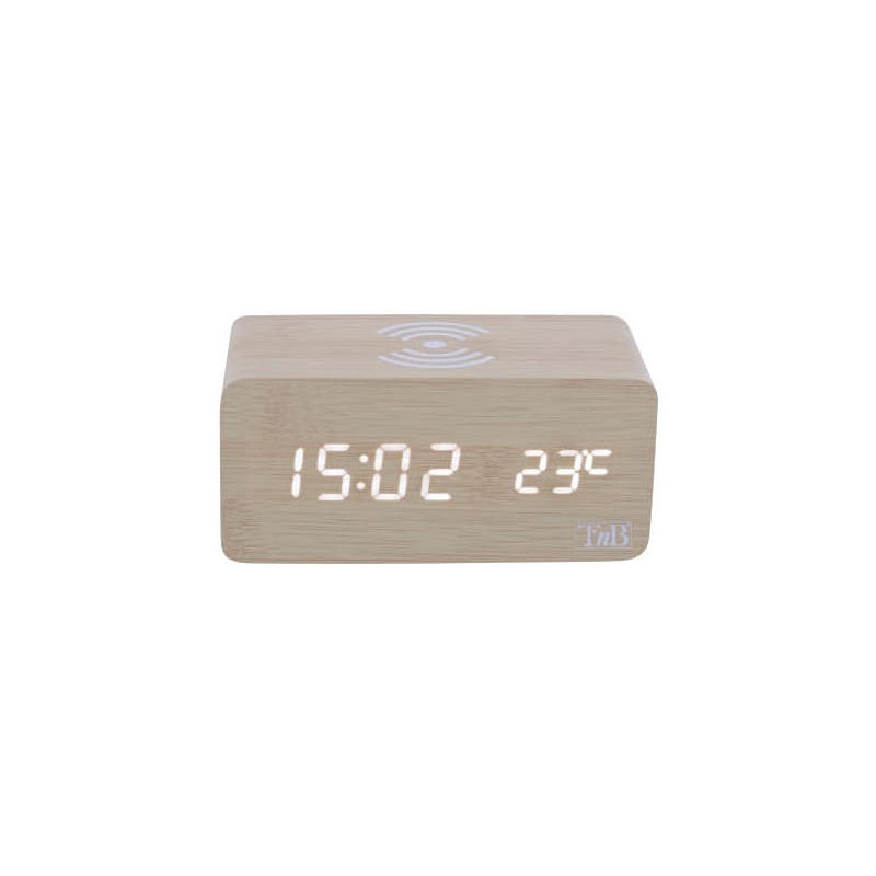 tnb-joy-reloj-despertador-led-de-3-alarmas-con-cargador-de-induccion-efecto-madera tnb-joy-reloj-despertador-led-de-3-alarmas-con-cargador-de-induccion-efecto-madera