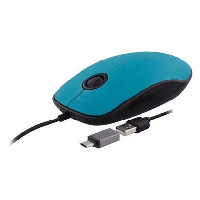 tnb-raton-con-cable-usb-a-usb-c-sunset-azul