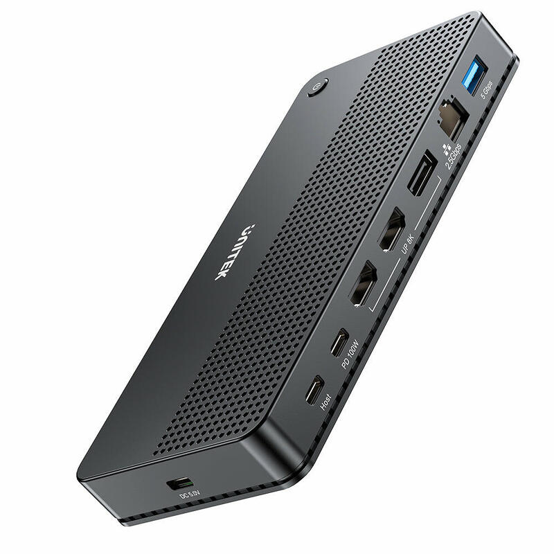 unitek-stacja-dokujaca-13w1-mst-hdmi-dp-8k-pd-100w