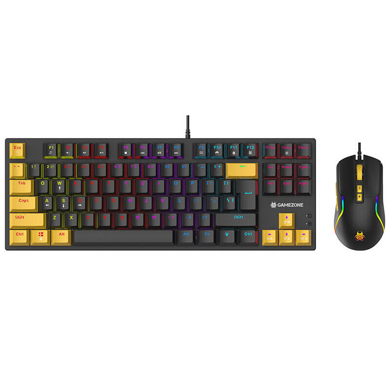 tracer-hornet-87-teclado-raton-incluido-juego-usb-qwerty-ingles-negro-amarillo