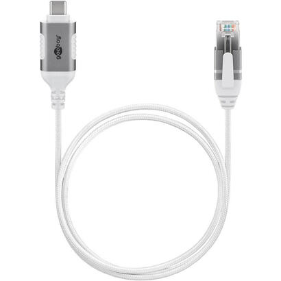 cable-adaptador-ethernet-goobay-usb-c-32-gen2-rj-45-slim-blanco-1-metro-74385