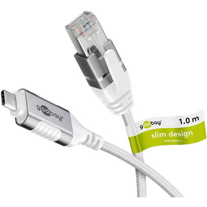 cable-adaptador-ethernet-goobay-usb-c-32-gen2-rj-45-slim-blanco-1-metro-74385