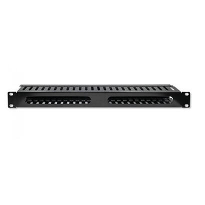 qoltec-54514-cable-organizer-for-19inches-racks-24-ports-1u