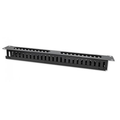 qoltec-54514-cable-organizer-for-19inches-racks-24-ports-1u