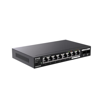 tenda-tem2010x-switch-25g-ethernet-10010002500-escritorio-negro