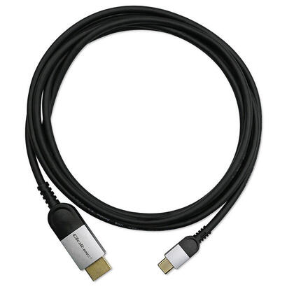 qoltec-50438-adaptador-de-cable-de-video-2-m-usb-tipo-c-hdmi-negro