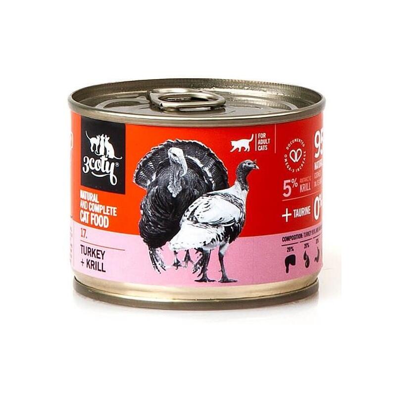 3coty-turkey-krill-for-adult-cats-180g