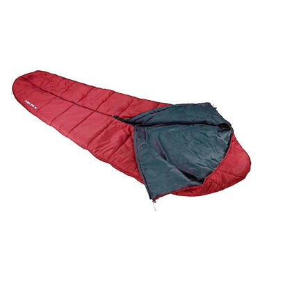 high-peak-century-300-saco-de-dormir-rojo-oscurogris-23227
