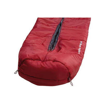 high-peak-century-300-saco-de-dormir-rojo-oscurogris-23227