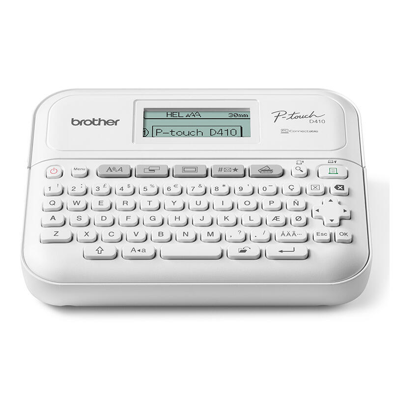 brother-ptd410vpyj1-label-printer-pt-d410vp-desktop-tze-35-18mm-easy-to-read-graphic-display-p-touch-carrying-case