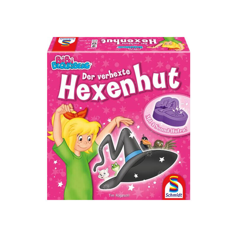 schmidt-spiele-bibi-blocksberg-el-sombrero-de-bruja-embrujado-juego-de-mesa-40658