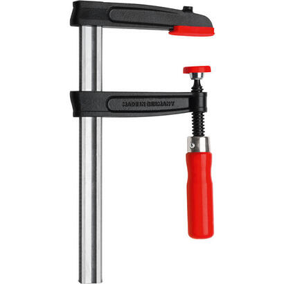 bessey-abrazadera-de-tornillo-de-hierro-maleable-tpn30b8be-rojonegro-300-80-tpn30b8be