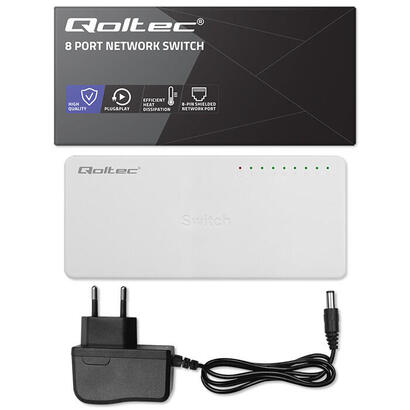 switch-qoltec-52248-network-8-x-rj45-port-1000mbps-fast-ethernet-lan