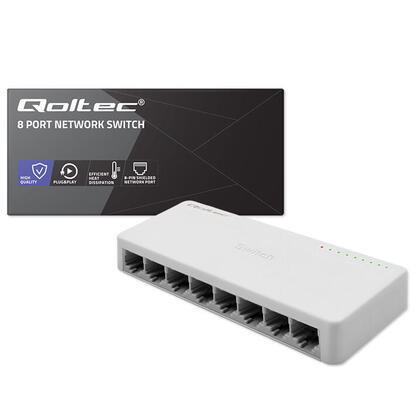 switch-qoltec-52248-network-8-x-rj45-port-1000mbps-fast-ethernet-lan