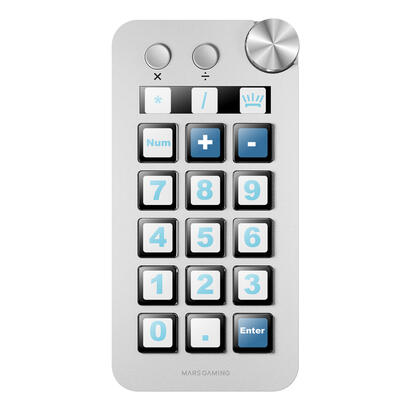 control-deck-mars-gaming-msd-neo-15-teclas-lcd-1-rueda-2-botones-blanco