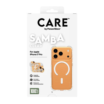 panzerglass-care-fashionable-case-samba-transp-w-blanco-magsafe-iphone-17-pro