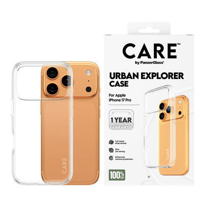 panzerglass-care-flagship-case-transp-urban-explorer-clear-frame-iphone-17-pro