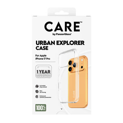 panzerglass-care-flagship-case-transp-urban-explorer-clear-frame-iphone-17-pro