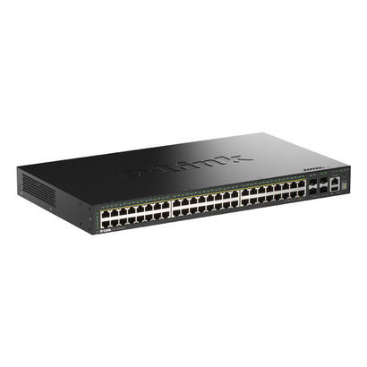 d-link-dgs-1530-52pe-switch-gestionado-l2-gigabit-ethernet-101001000-energia-sobre-ethernet-poe-negro