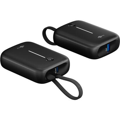 goobay-powerbank-10000-mah-integriertes-usb-c-cable-13cm-20-watt-negro-10-ah-1x-usb-a-2x-usb-c-pd-qc-76251