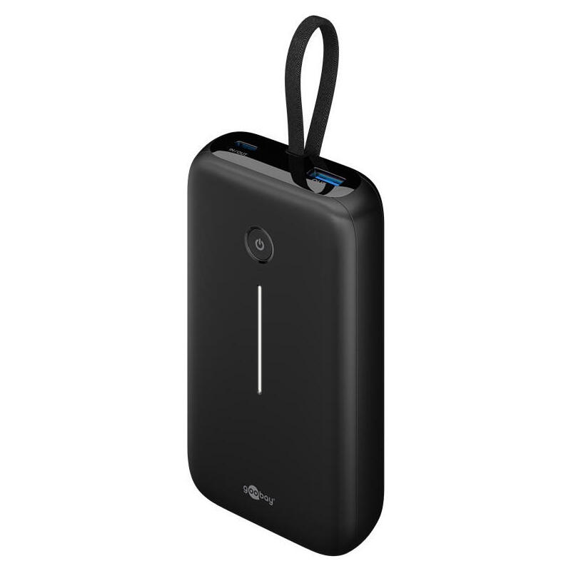 goobay-powerbank-20000-mah-integriertes-usb-c-cable-13cm-30-watt-negro-20-ah-1x-usb-a-2x-usb-c-pd-qc-76252