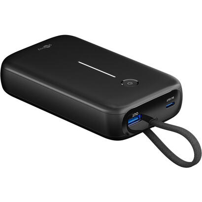 goobay-powerbank-20000-mah-integriertes-usb-c-cable-13cm-30-watt-negro-20-ah-1x-usb-a-2x-usb-c-pd-qc-76252