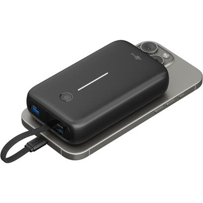 goobay-powerbank-20000-mah-integriertes-usb-c-cable-13cm-30-watt-negro-20-ah-1x-usb-a-2x-usb-c-pd-qc-76252
