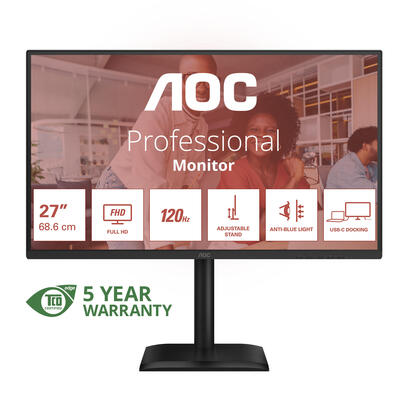 aoc-27e4cv-27-fhd-ips-120hz-4ms-300cd-m2-hdmi-dp-usb-c-pd90w-rj45-hub-usb-speakers