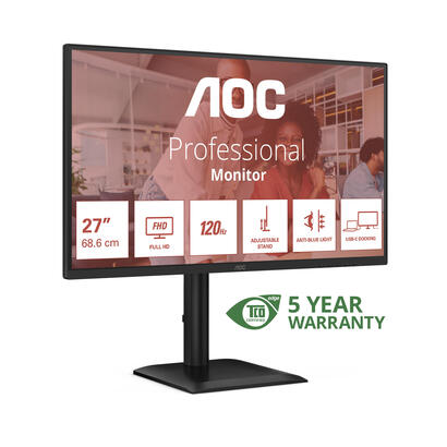 aoc-27e4cv-27-fhd-ips-120hz-4ms-300cd-m2-hdmi-dp-usb-c-pd90w-rj45-hub-usb-speakers
