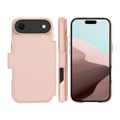 dbramante1928-lynge-funda-con-tapa-para-telefono-movil-compatibilidad-con-magsafe-arena-rosa-para-apple-iphone-air