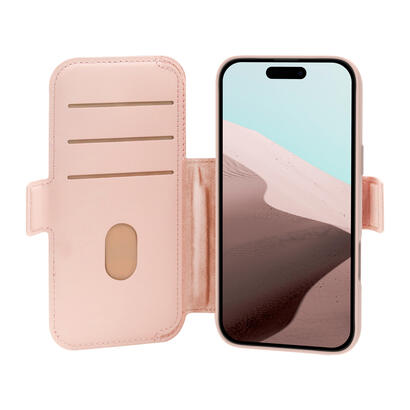 dbramante1928-lynge-funda-con-tapa-para-telefono-movil-compatibilidad-con-magsafe-arena-rosa-para-apple-iphone-17-pro-max