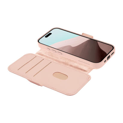 dbramante1928-lynge-funda-con-tapa-para-telefono-movil-compatibilidad-con-magsafe-arena-rosa-para-apple-iphone-17