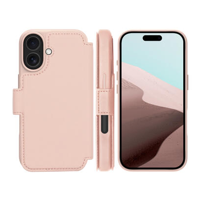 dbramante1928-lynge-funda-con-tapa-para-telefono-movil-compatibilidad-con-magsafe-arena-rosa-para-apple-iphone-17