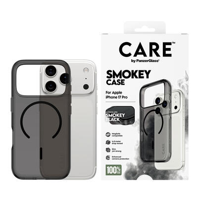 panzerglass-care-by-urban-explorer-case-smokey-w-black-magsafe-iphone-17-pro-funda-para-apple-iphone-17-pro-negro