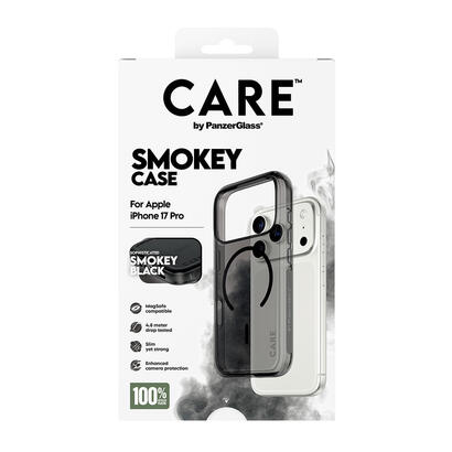 panzerglass-care-by-urban-explorer-case-smokey-w-black-magsafe-iphone-17-pro-funda-para-apple-iphone-17-pro-negro