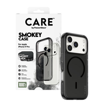 panzerglass-care-by-urban-explorer-case-smokey-w-black-magsafe-iphone-17-pro-funda-para-apple-iphone-17-pro-negro