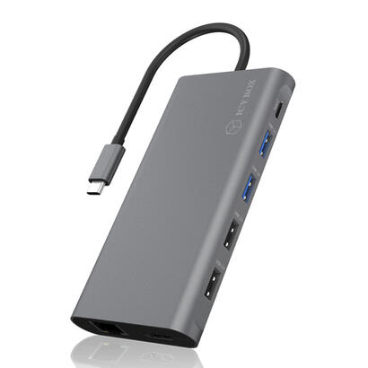 raidsonic-ib-dk4050-cpd-hub-de-interfaz-usb-32-gen-1-31-gen-1-type-c-5000-mbits-antracita
