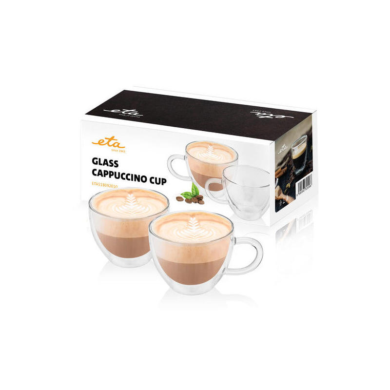 eta-eta518092010-tazas-para-capuchino-con-asa-2-uds-vidrio eta-eta518092010-tazas-para-capuchino-con-asa-2-uds-vidrio