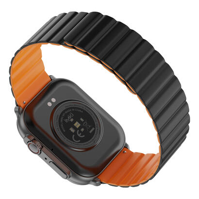 imiki-smartwatch-sf1-blackblack-orange-magnetic-strap