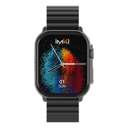 imiki-smartwatch-sf1-blackblack-orange-magnetic-strap