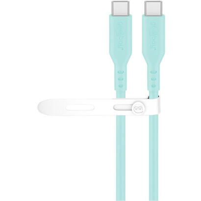 goobay-usb-c-silicone-cable-15-m-turquoise