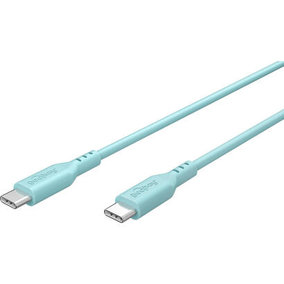 goobay-usb-c-silicone-cable-15-m-turquoise