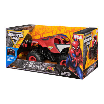 spinmaster-monster-jam-marvel-spider-man-rc-radio-control-massstab-124-6073723