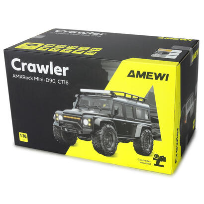 amewi-rc-crawler-mini-d90-amxrock-4wd-116-rtr-gris