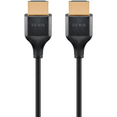 goobay-slim-high-speed-hdmi-cable-mit-ethernet-8k-60hz-negro-1-meter-75298