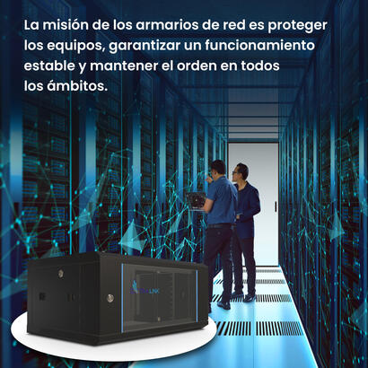 armario-rack-extralink-ex2886-178-mm-600-mm-450-mm-colgante-19-negro