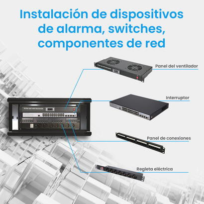 armario-rack-extralink-ex2886-178-mm-600-mm-450-mm-colgante-19-negro