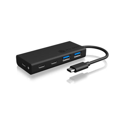 icy-box-usb-30-hub-type-c-to-2x-type-c-and-2x-type-a-ports
